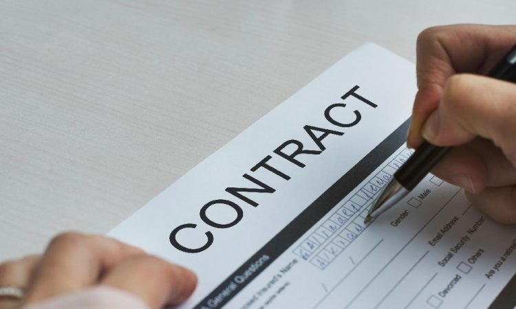 image of a contract